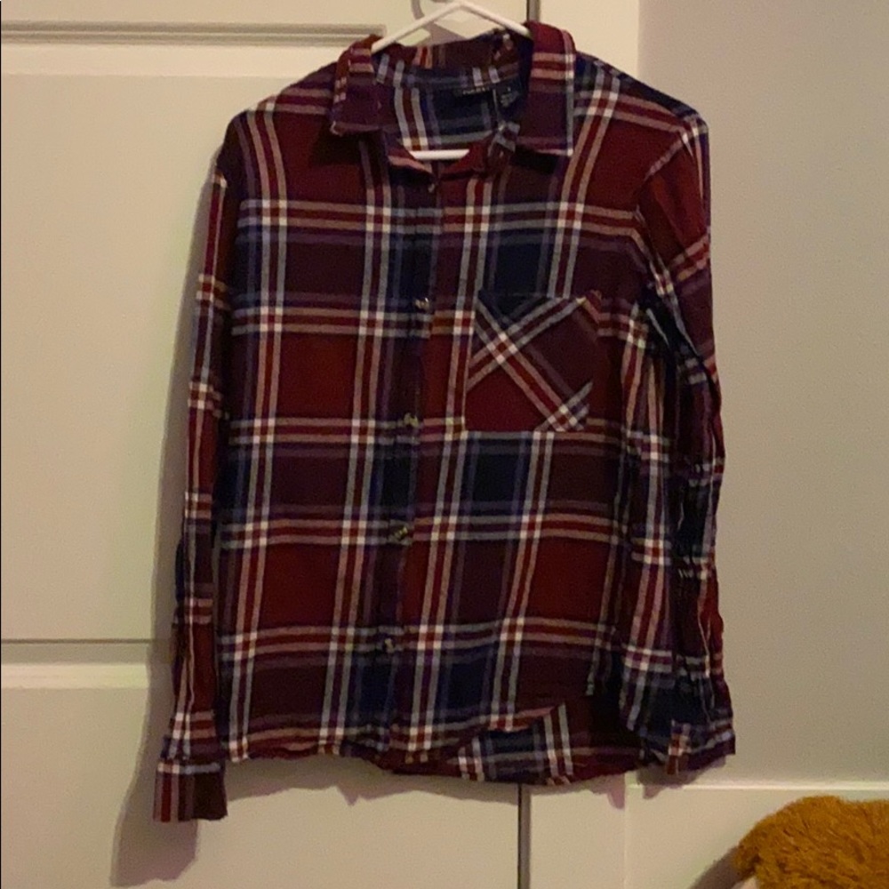 plaid shirt